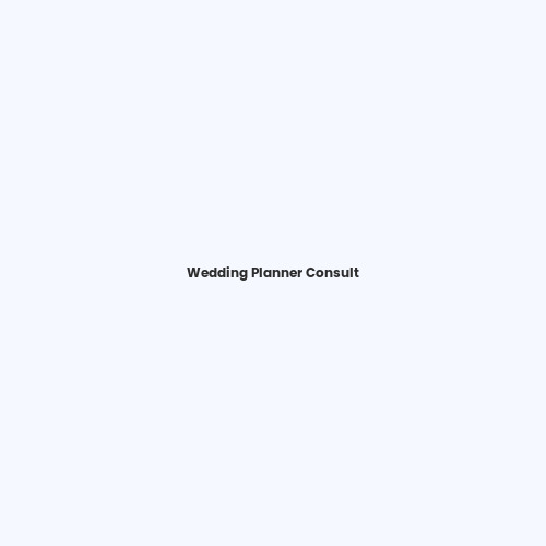 Wedding Planner Consult